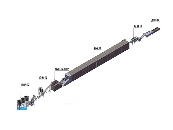 干漿工藝水鮮米粉（米線）自動化生產線800型
